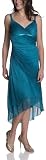 Ruby Rox Juniors\' Glitter Ombre Sheer Matte Jersey Hi Lo Dress