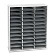 FELLOWES MANUFACTURING / FEL25061 / Literature Organizer, Laminate Shell, 36 Letter Size Compartments, Dove Gray / Sold as 1 EA