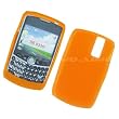 RIM BlackBerry Curve 8300 8310 8320 8330 Silicone Skin Case Protector Cover California Orange