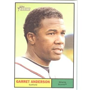 Buy 2010 Topps Heritage Baseball Card # 84 Garret Anderson - Atlanta Braves - Mint Condition - MLB...