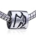 Pandora Style Bead Human Stick Figure European Charm Bead Plated Charms Fits Pandora Bracelet