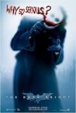 Batman - The Dark Knight - Movie Poster (The Joker - Why So Serious - Blue) (Size: 27'' x 39'')