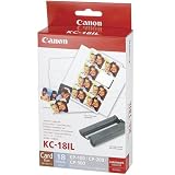 Canon KC-18IL Color Ink and Label Set (CP-100/200/300 Printers)