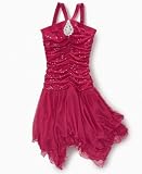 BCX Girls Clear Dot Handkerchief Dress