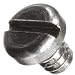 Stainless Steel Machine Screw, Plain Finish, Pan Head, Slotted Drive, Meets ASME B18.6.3, 3/32" Length, #00-90 UNM Threads, Made in US (Pack of 25)