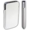 ABZ-S Leder Tasche f�r iPhone 4 wei�