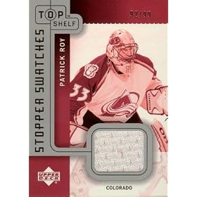 �p�g���b�N�E����/Patrick Roy 2002/03 Upper Deck Top Shelf Stopper Jersey 99������I