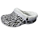 410sF2QAywL. SL160  Veggies   Womens Toasty Zebra Slip On, Black, White