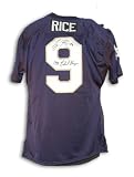Tony Rice Notre Dame Fighting Irish Navy Blue Throwback Jersey Inscribed "1988 National Champs" Autographed