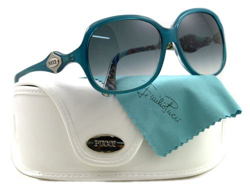 AUTHENTIC EMILIO PUCCI SUNGLASSES EP 606 BLUE 440