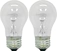 GE Appliance 21188 40-Watt, 415-Lumen A15 Light Bulb with Medium Base, 2-Pack