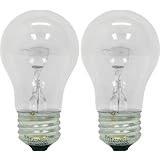 GE Appliance 21188 40-Watt, 415-Lumen A15 Light Bulb with Medium Base, 2-Pack