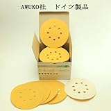 板金・木工用やすり /00375 ＃600・ランダムアクションサンダー用150mm/マジック付/サンディングペーパー・100枚組
