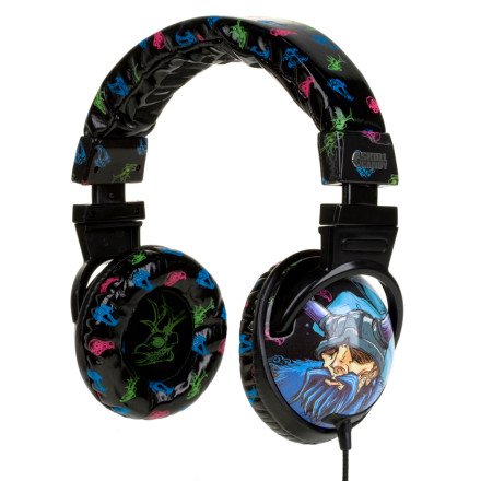 Skullcandy Hesh Headphones Viking Illustration - One Size