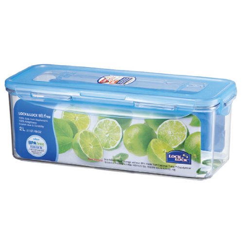 Lock&Lock 67.6-Fluid Ounce Bisfree Rectangular Container, 8.3-Cup