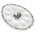 Portmeirion Holly & Ivy Devilled Egg Dish 12"