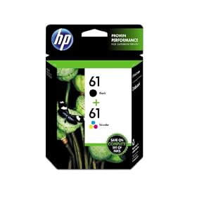 HP 61 Ink Cartridge, Combo Pack