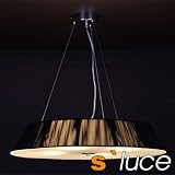 S-Luce P2073 Twine Hängeleuchte 3-flammig ø 50 cm, schwarz