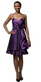 Cocktailkleid mit Schleife, Lila
