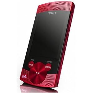 Sony Walkman NWZS 545 Tragbarer MP3-/Video-Player 16 GB (6,1 cm (2,4 Zoll) Farb-Display, UKW Radio, Mikrofon, USB 2.0) rot