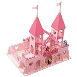 NEW Step 2 Pink Princess Palace Wood Dollhouse Castle