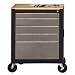 Metal Box Industries COS-SVTBX MBI Garage Storage System - Mobile Tool Box, Silver/Black