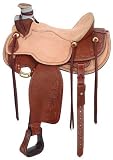Silver Royal Wade Hard Seat Working Saddle