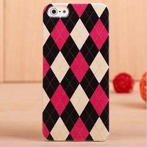 LaniganArtStore Quilted iPhone 6 Case, Protective Slider Case for Apple iPhone 6 (4.7)Vibrant