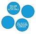 Wallcandy Arts Big Blue Chalkboard Circles With Chalk - 1 Kit