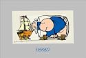 Ziggy: Ship Out of the Bottle Shadow Cel