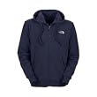 Mens The North Face Logo Full Zip Hoodie Deep Water Blue