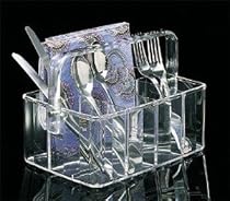US Acrylic Large Flatware/Napkin Caddy