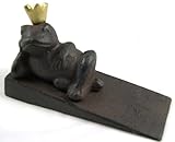Iron Laying Frog Door Stop ~ Door Wedge