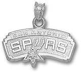 Sterling Silver - San Antonio Spurs Logo Pendant