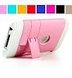Carrying case holster for ipod touch 2nd generation ipod touch 3rd generation New iPod Touch 2G 16GB 32GB 64GB (2nd & 3rd generation) (ipod touch not included) + 3.5mm ear headset + Screen Protector + BONUS Courage*Wisdom Wristband, Baby Pink