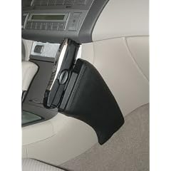 KUDA Telefon Konsole passend f�r Fahrzeugmodell: Toyota Camry Solara ab 2004 ( USA ) Echtleder Schwarz