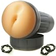 Fleshy Light Vibrating Anus Power Stroker Male Masturbator and Cock Rings
