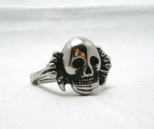 German WWII Totenkopf Officers Ring Sz 9