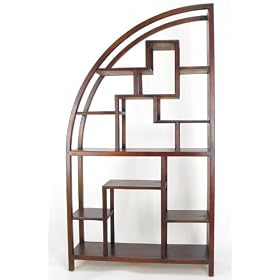 Hangchu Display Shelf, 72Hx40W, BROWN by Home Decorators Collection