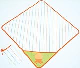 Hooded Baby Bath Towel. Circus Collection.