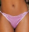 Closeout in Black! - Sassy yet Sophisticated Stretch jacquard Spandex Thong