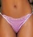 Closeout in Black! - Sassy yet Sophisticated Stretch jacquard Spandex Thong