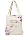 BYOB Natural Cotton Lovely Tote Bag