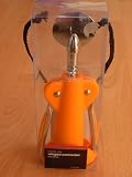 Orange Retro Winged Man Corkscrew With Stand