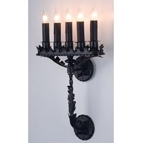 Meyda Tiffany - 70087: 16W Theatre Five Light Wall Sconce by Meyda