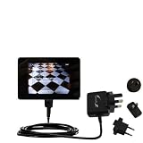 International Wall / AC Charger for the iRiver Clix - Gomadic Brand w/ TipExchange Technology