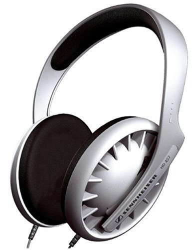 Sennheiser HD 457 Traditional Open Hi-Fi Stereo Headphones (Silver)