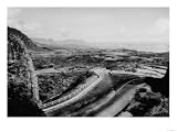 Honolulu, Hawaii - View of the Pali Photograph Giclee Poster Print, 24x18