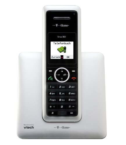 Deutsche Telekom T-Home Telefon Sinus 302i ISDN-Telefon silber/schwarz