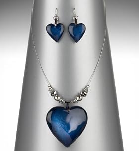 Shimmer Heart Necklace 